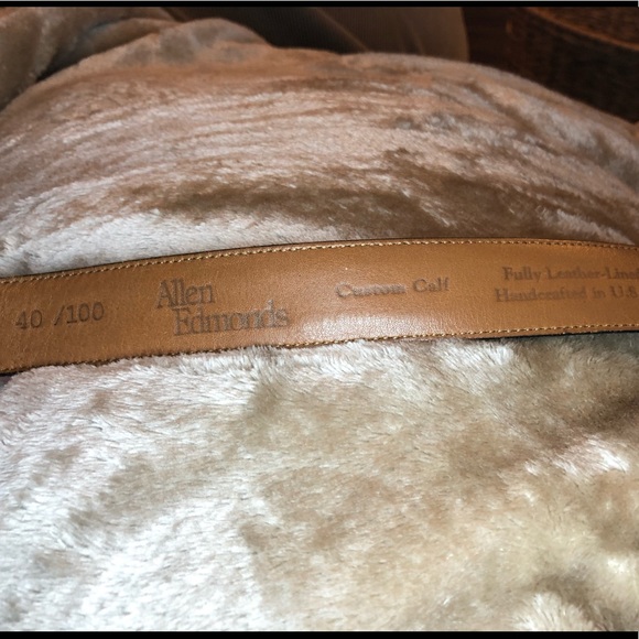Gently used genuine calf leather belt
